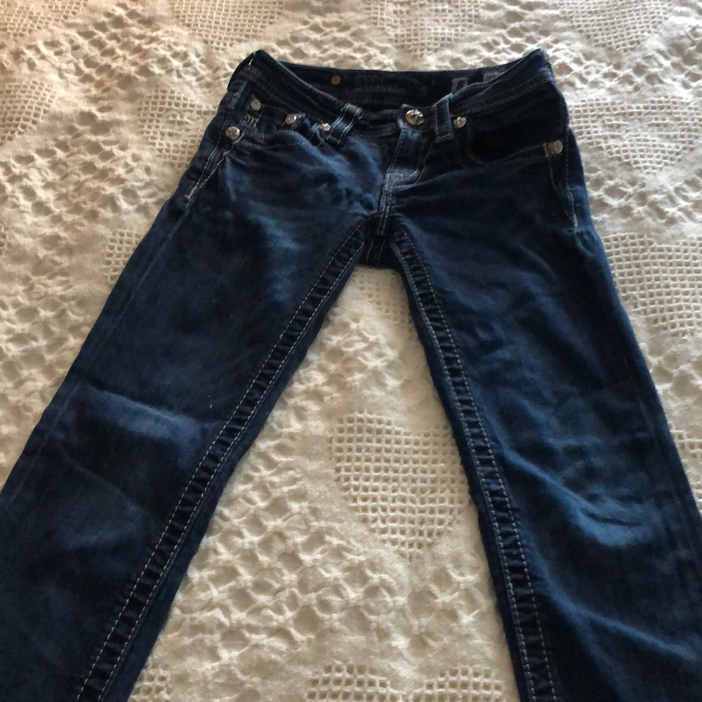 Girls miss me jeans size 8 straight leg